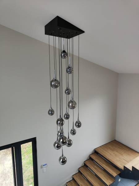 Suspensions hall d'entrée grande hauteur