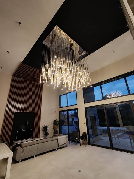 Réalisation de luminaire vide sur séjour Lyon Réalisation de luminaire vide sur séjour Lyon